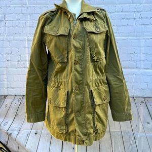 J Crew Forest Green Jacket, Size Medium